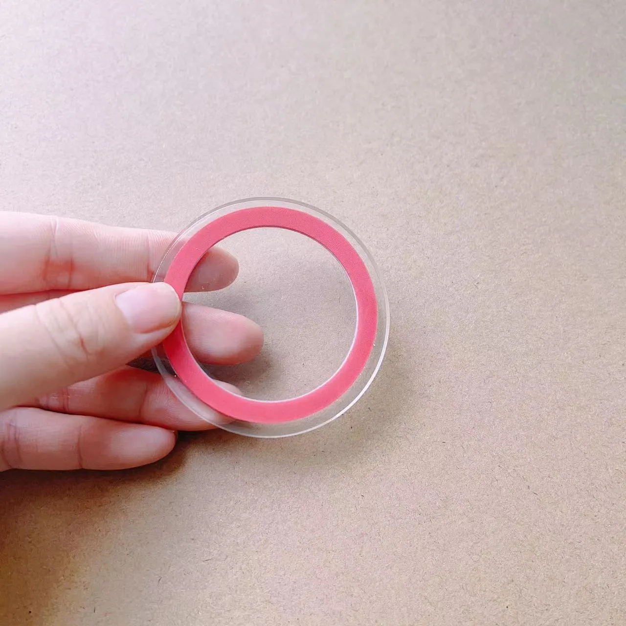 Epoxy resin airbag bracket with magnetic suction cup and ring for car phone mounting, shown in black colour option