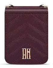 PU leather crossbody phone case for Samsung Z Flip 3 4 5 in black