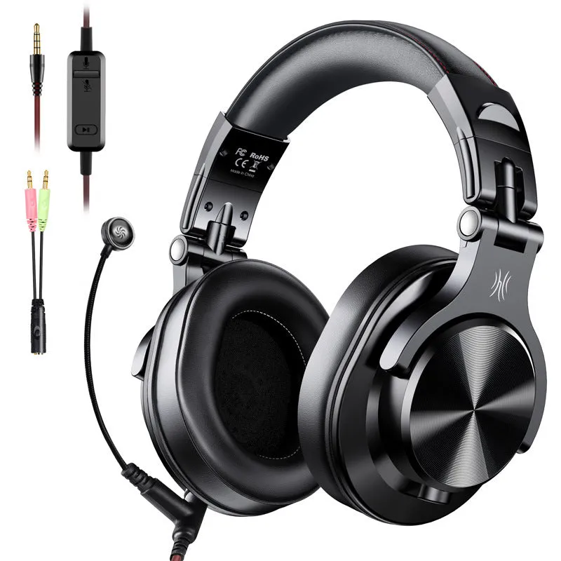 OneOdio over-ear headphones with 40mm drivers in black or red colour options