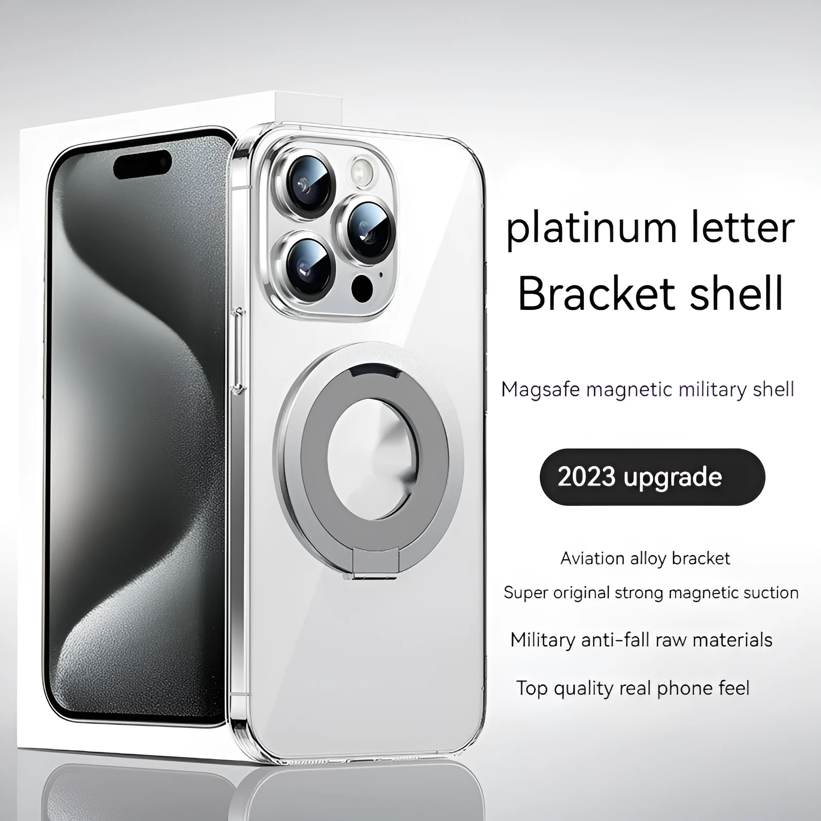 Creative Phone Case Pivot Protective Cover magnetic silicone drop-resistant for Apple iPhone series in five colours