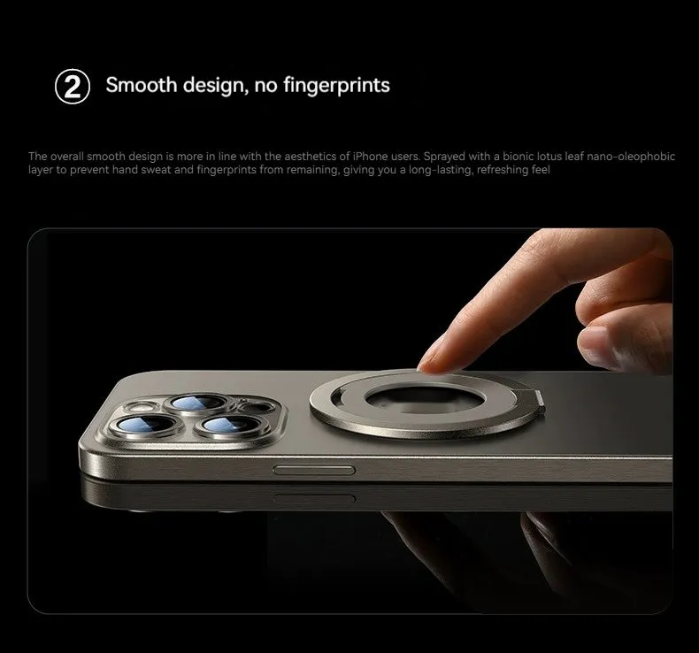 Creative Phone Case Pivot Protective Cover magnetic silicone drop-resistant for Apple iPhone series in five colours