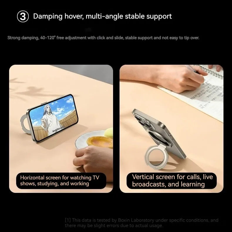 Creative Phone Case Pivot Protective Cover magnetic silicone drop-resistant for Apple iPhone series in five colours