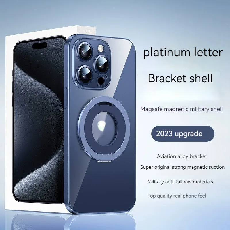 Creative Phone Case Pivot Protective Cover magnetic silicone drop-resistant for Apple iPhone series in five colours