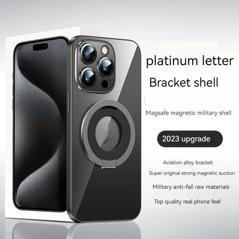 Creative Phone Case Pivot Protective Cover magnetic silicone drop-resistant for Apple iPhone series in five colours