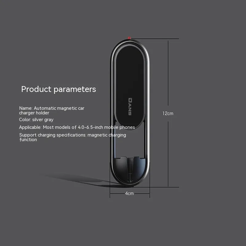 Multi-function rotating car phone holder clipped to a car vent, holding a smartphone