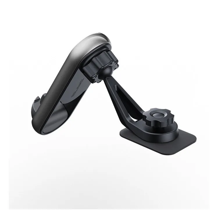 Multi-function rotating car phone holder clipped to a car vent, holding a smartphone
