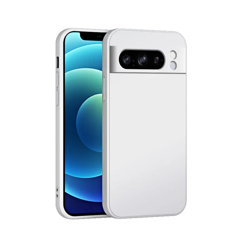 TPU phone case for Google Pixel 8 and Pixel 8 Pro in antique white simple all-inclusive design