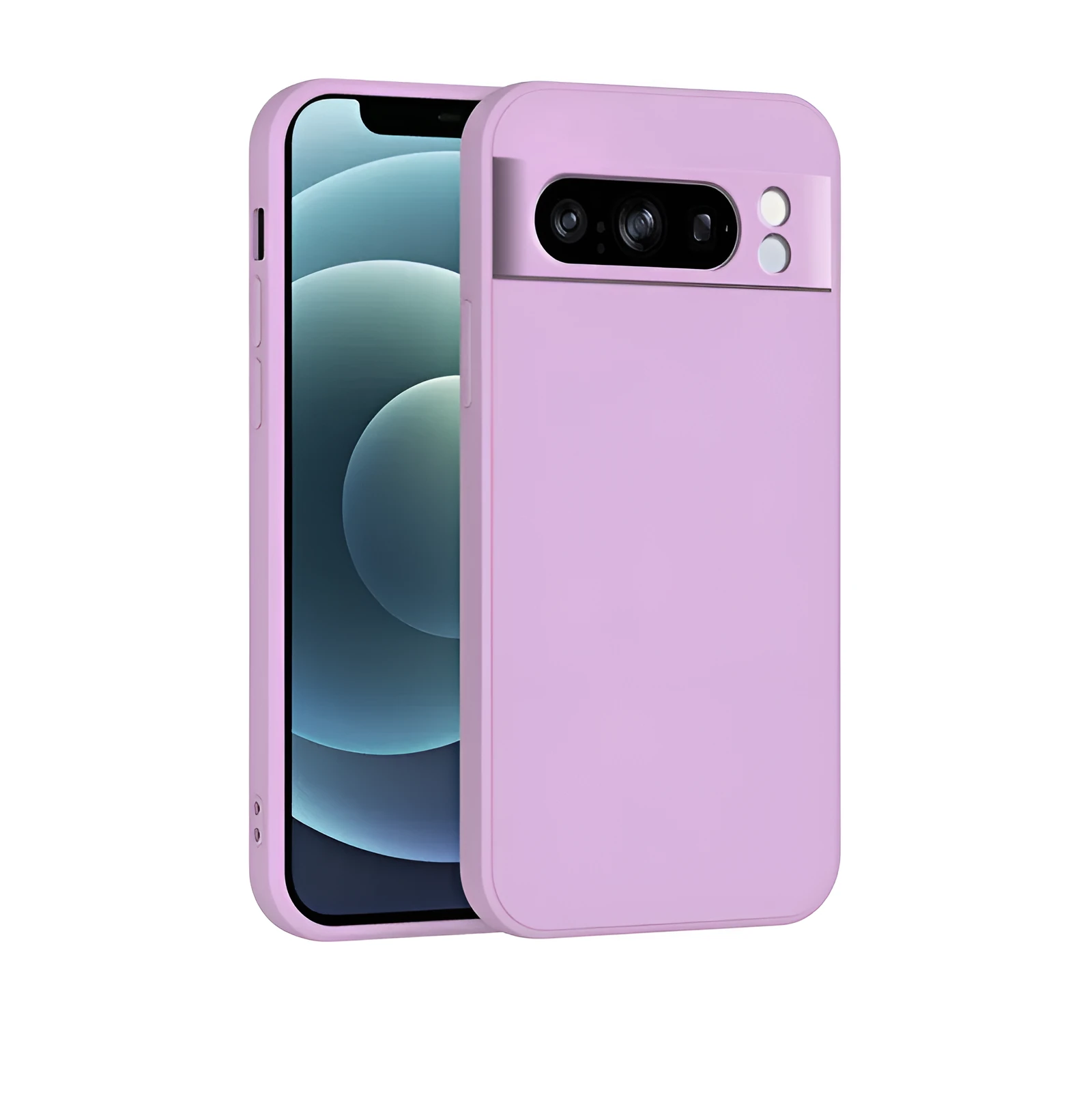 TPU phone case for Google Pixel 8 and Pixel 8 Pro in antique white simple all-inclusive design