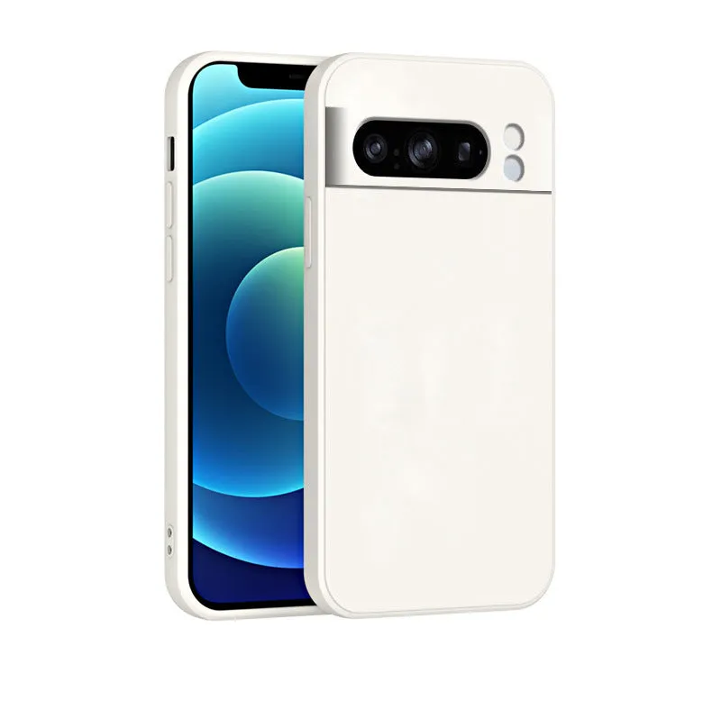 TPU phone case for Google Pixel 8 and Pixel 8 Pro in antique white simple all-inclusive design