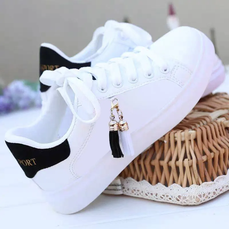 Women's mesh fashion shoes in black and pink with flat 4cm heel and breathable construction