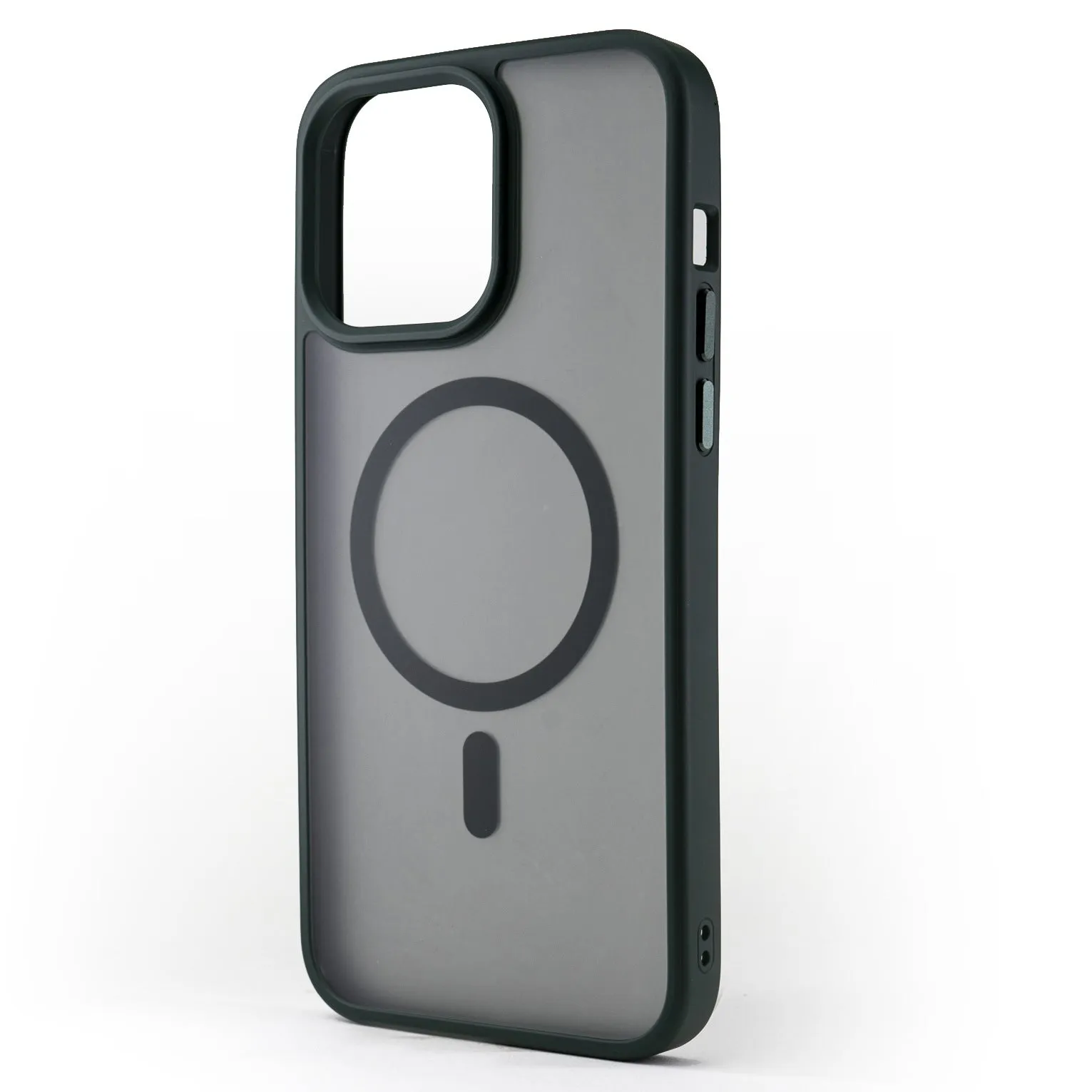 Mute key skin feeling phone case for Apple iPhone in cherry powder colour with magnetic suction and matte finish