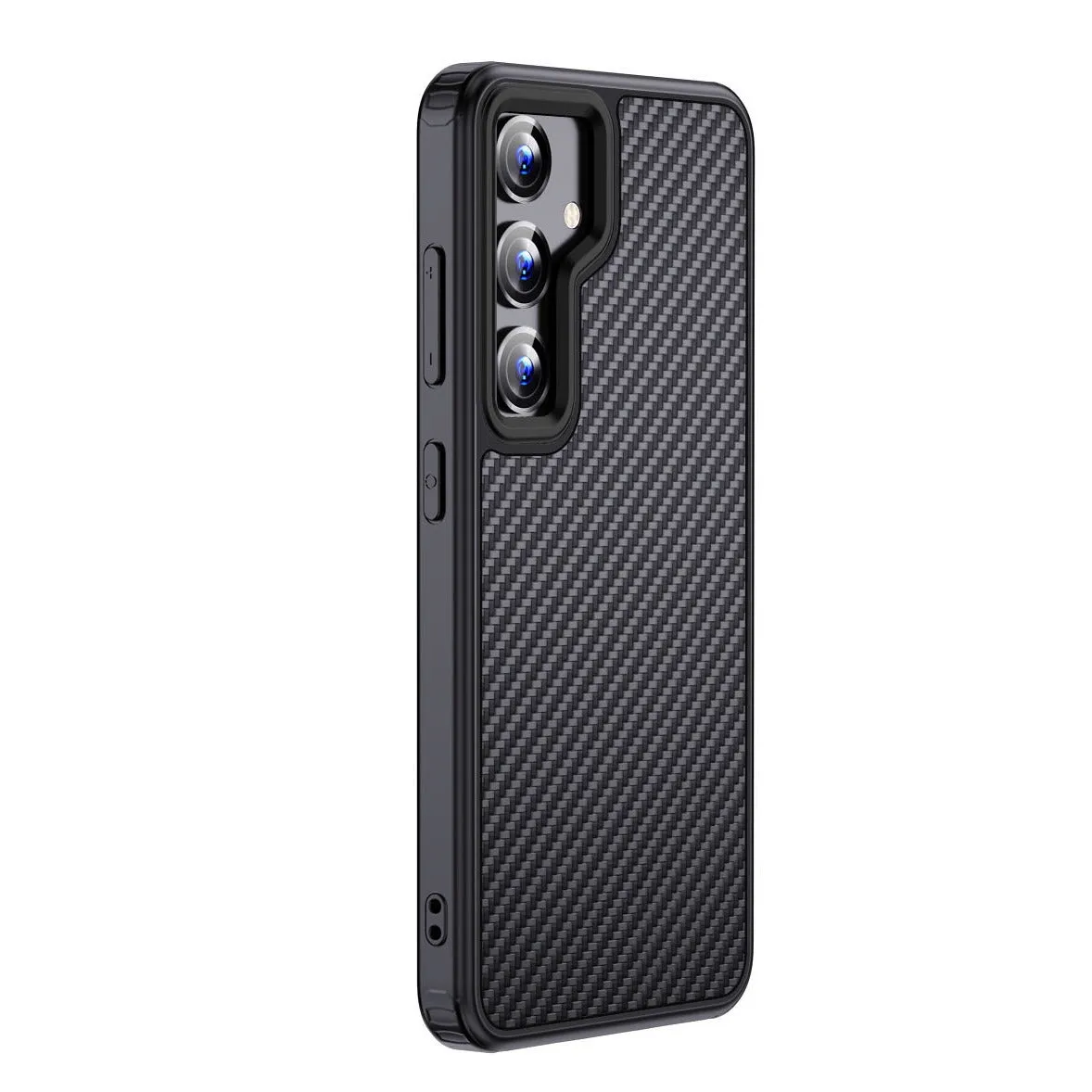 Aramid fibre frosted phone case magnetic shell for Samsung S23 S24 series black