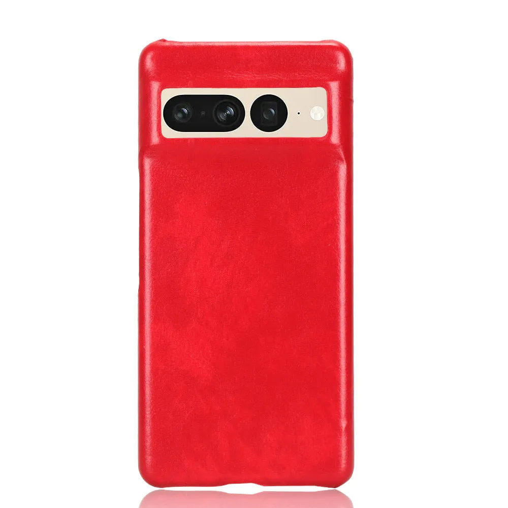 Business Oil Edge Lychee Pattern faux leather flip phone case for Google Pixel6 in black with textured finish