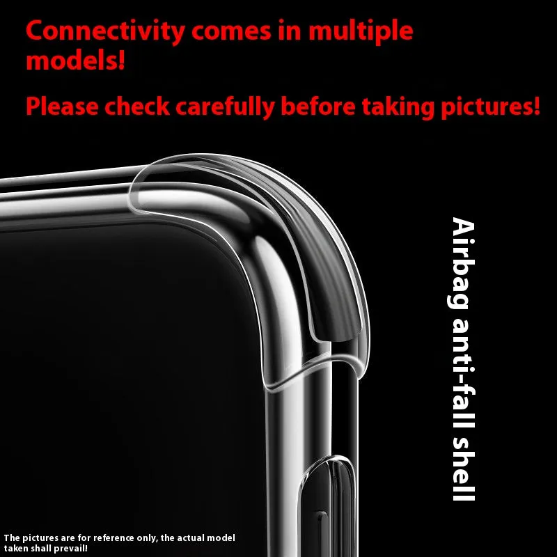 Transparent anti drop airbag phone case for Moto ThinkPhone 5G with four corner protection