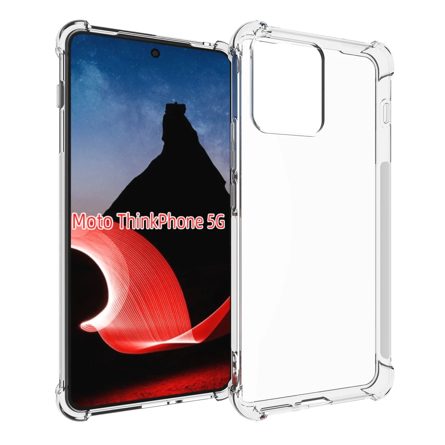 Transparent anti drop airbag phone case for Moto ThinkPhone 5G with four corner protection