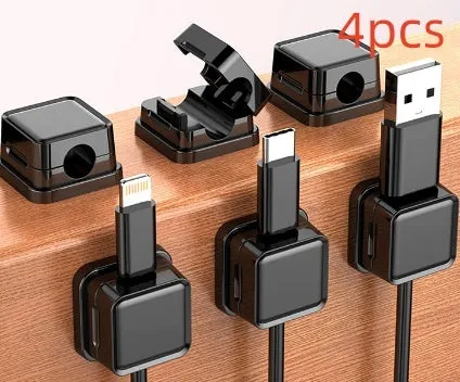 ABS data cable wall-mounted storage organiser 22mm x 22mm Black Orange for office car home kitchen