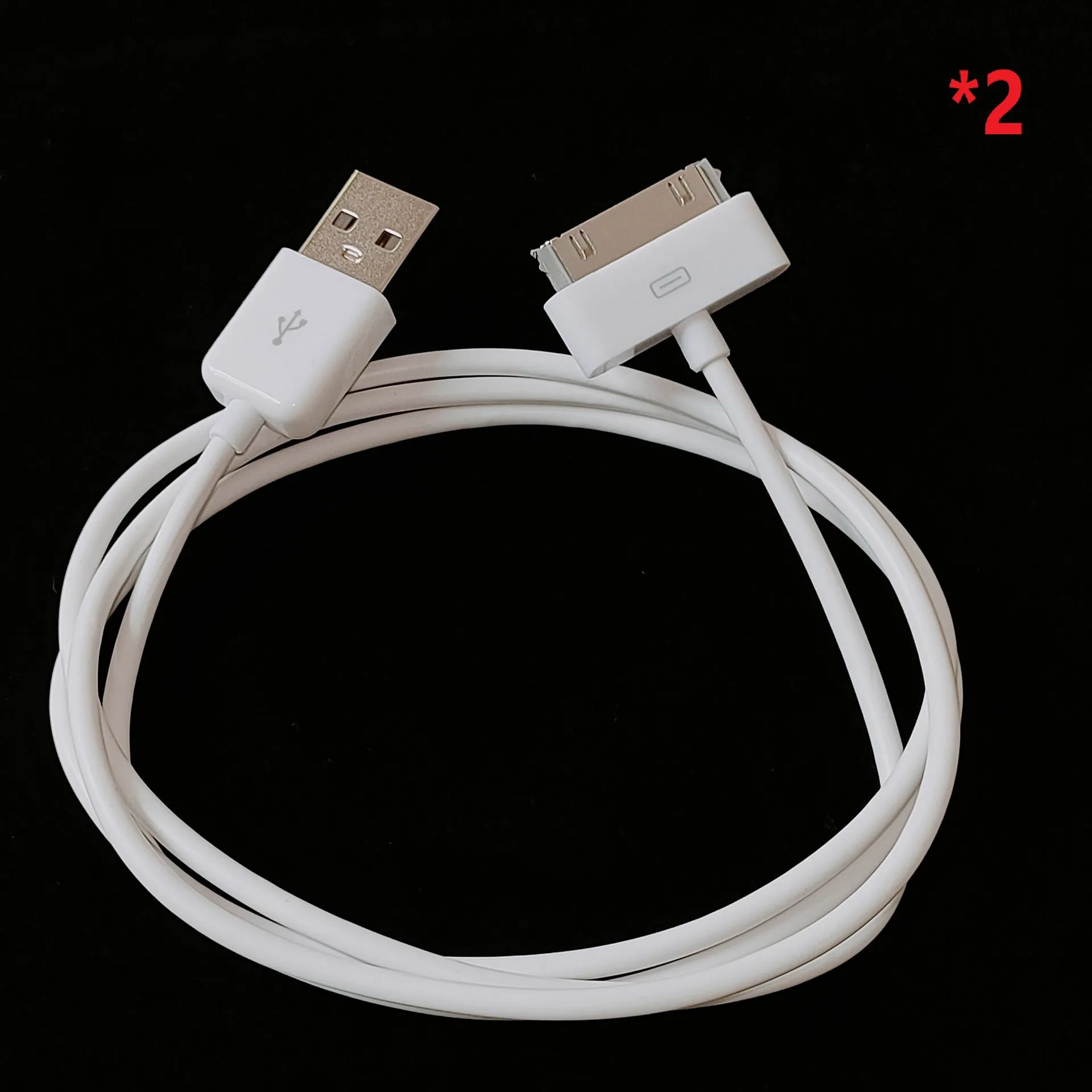 Black 1-metre USB data cable for tablet charging and syncing