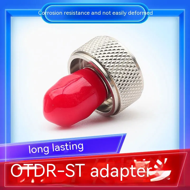 OTDR connector interface set with FC SC ST and LC adapters for fibre optic testing