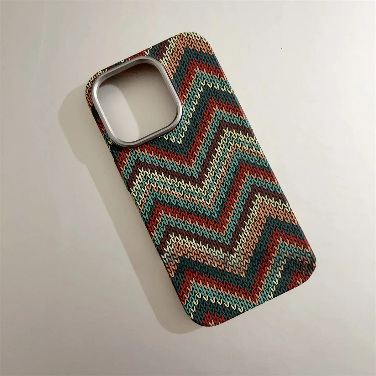 Kevlar skin texture micro relief PC hard phone case frosted finish with magnetic suction for iPhone