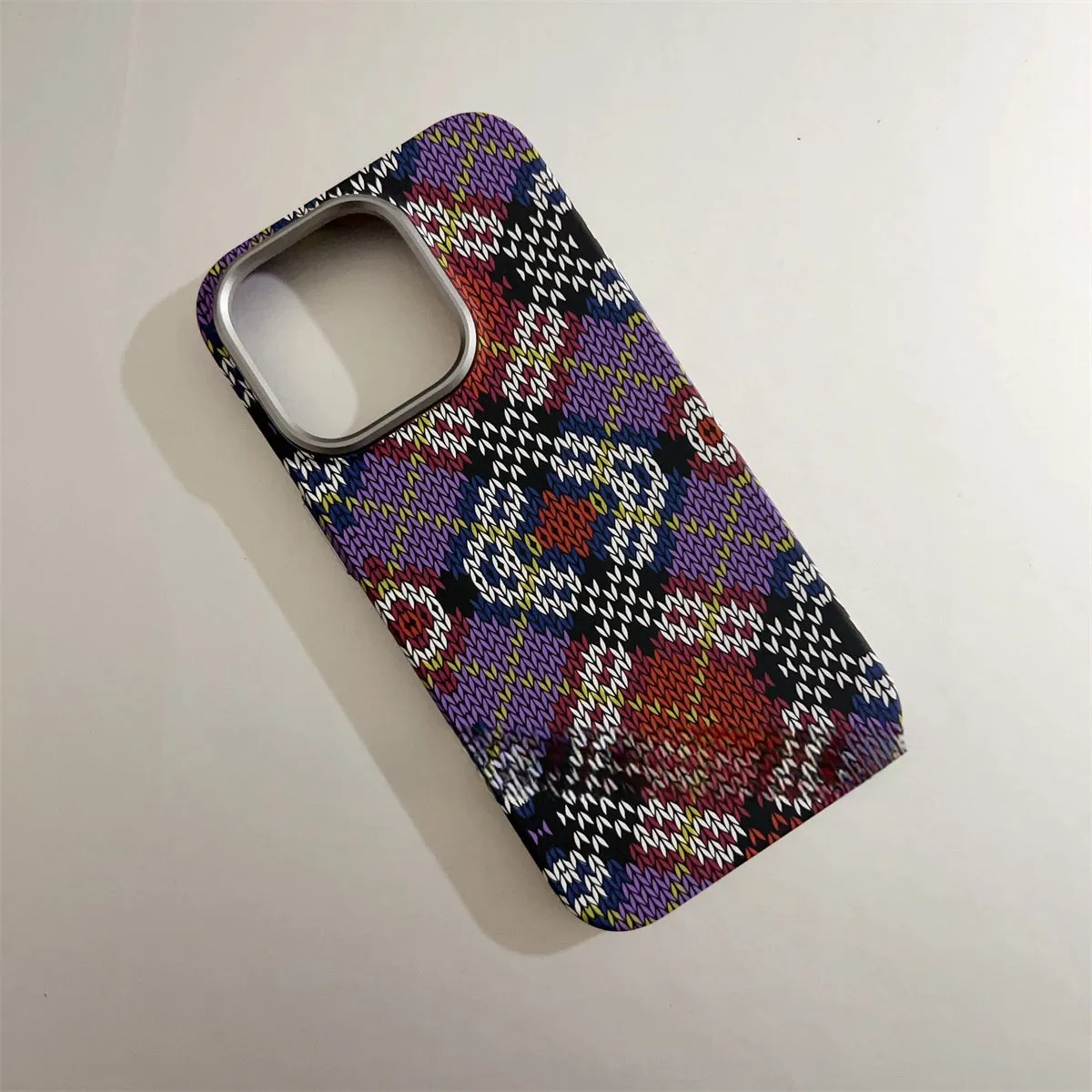 Kevlar skin texture micro relief PC hard phone case frosted finish with magnetic suction for iPhone