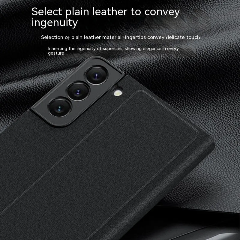 Drop-proof PC phone case for Samsung Galaxy S22 S22 Plus in Forest Green colour, simple back cover style