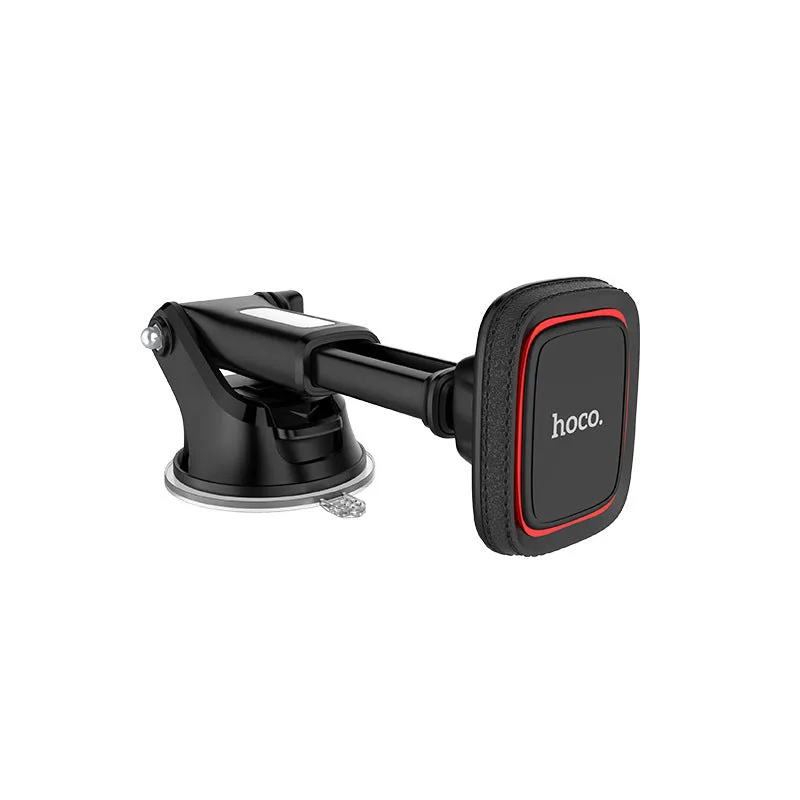 Dashboard stretch rod on-board bracket in black and red, 170x65x95mm, with silicone pads and magnet