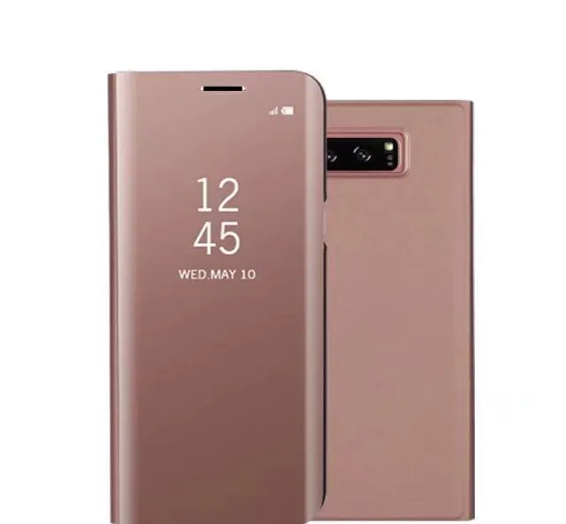 Samsung Galaxy Note20 phone case with built-in bracket and mirror in multiple colour options