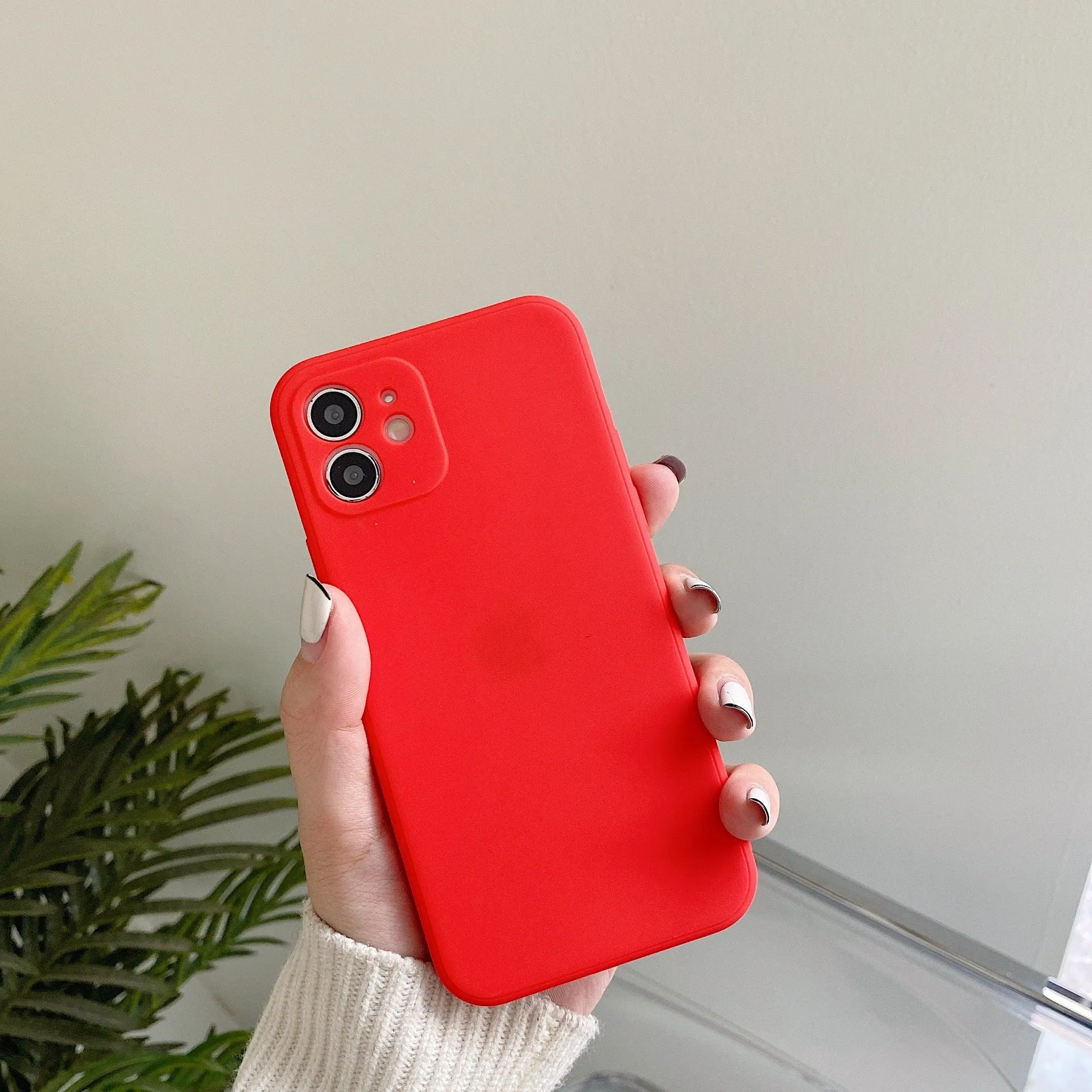 Fine hole matte TPU straight edge back cover phone case for Realme10 Domestic and RealmeV20 in black colour