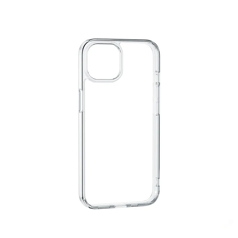 Transparent soft TPU phone case for iPhone 14 to 16 Pro Max, clear protective cover