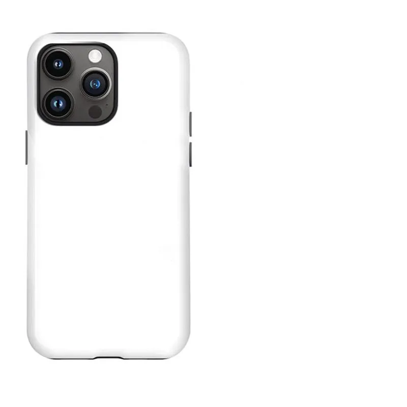 White round edged film frosted phone case for Apple iPhone with glossy and frosted shell options, feilin material
