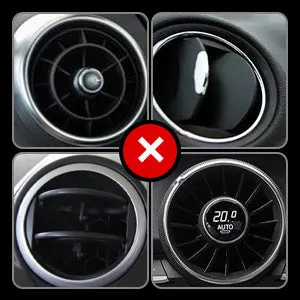 Universal rechargeable car phone holder clipped to air vent, M06-AV6S colour