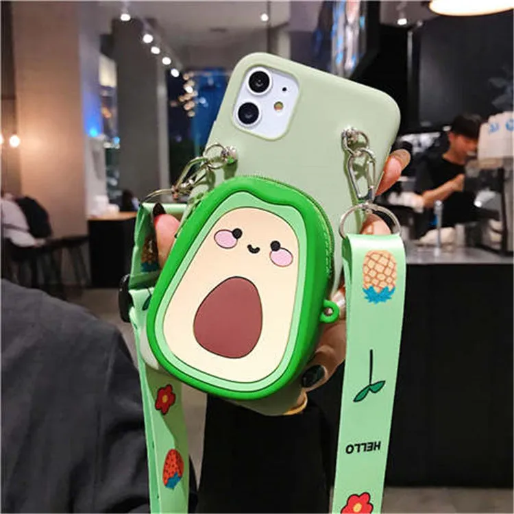 Cartoon camouflage design silicone wallet case for Huawei smartphone showing multiple colour options