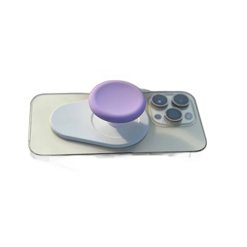 Silicone cup cover for magnetic mobile phone airbag bracket in multiple colours with snap-on design