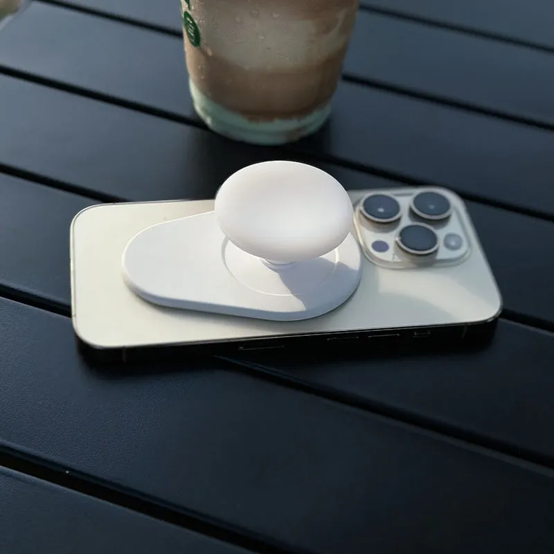 Silicone cup cover for magnetic mobile phone airbag bracket in multiple colours with snap-on design