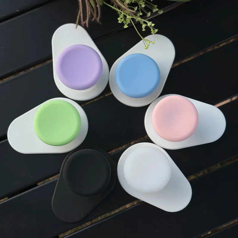 Silicone cup cover for magnetic mobile phone airbag bracket in multiple colours with snap-on design