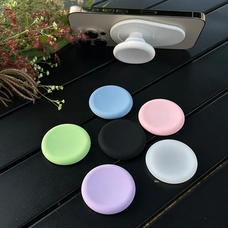 Silicone cup cover for magnetic mobile phone airbag bracket in multiple colours with snap-on design