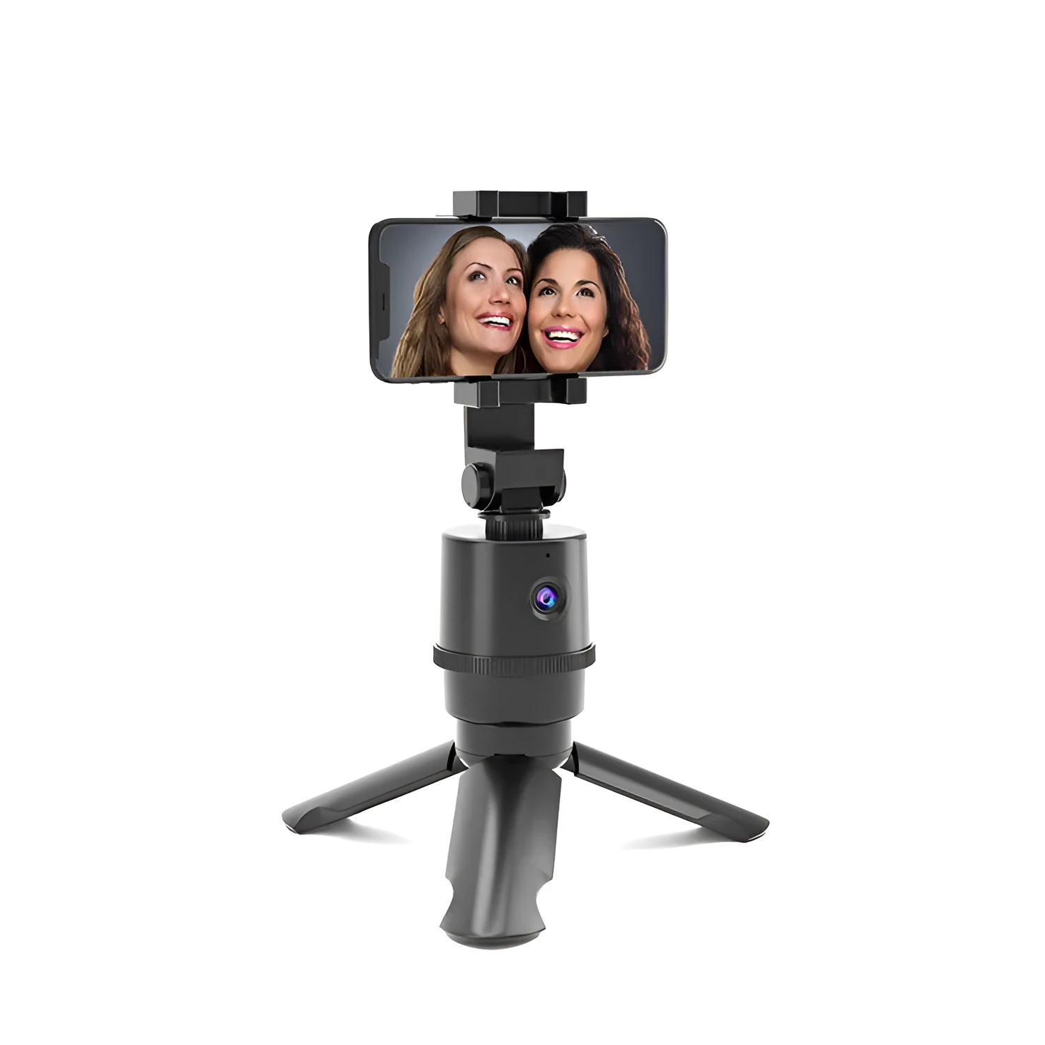 360 intelligent tracking pan tilt phone bracket with AI face recognition for mobile phones