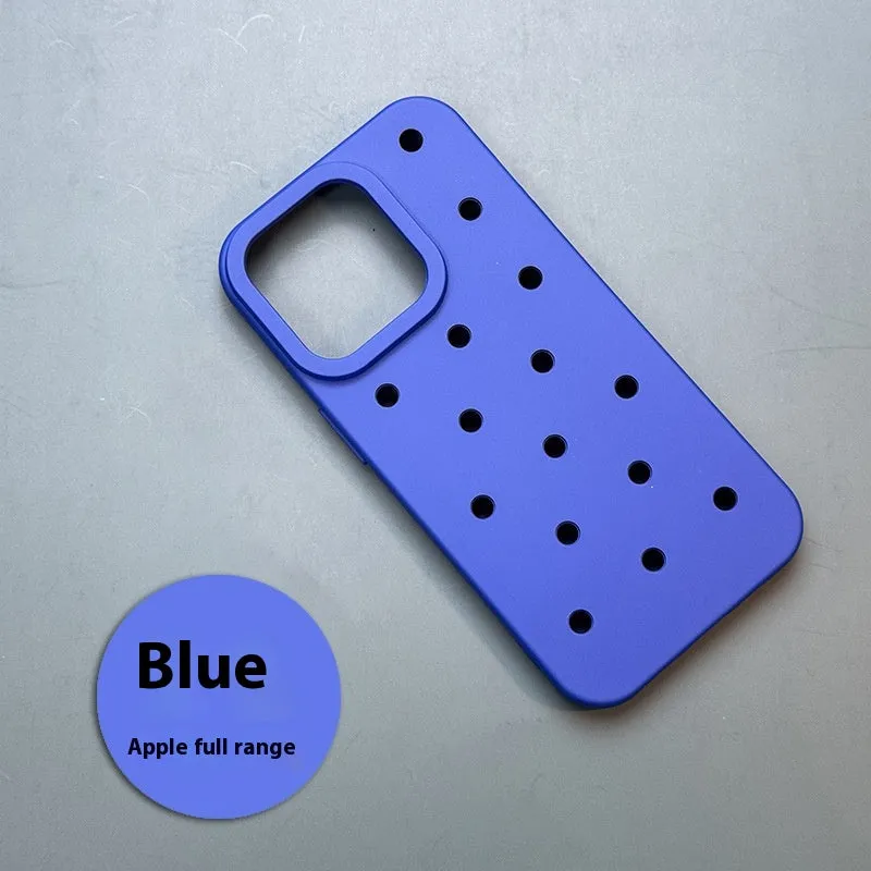 DIY heat dissipation TPU frosted phone case for iPhone 15 Pro Max in black, blue, green, yellow