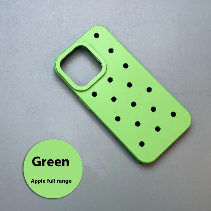 DIY heat dissipation TPU frosted phone case for iPhone 15 Pro Max in black, blue, green, yellow