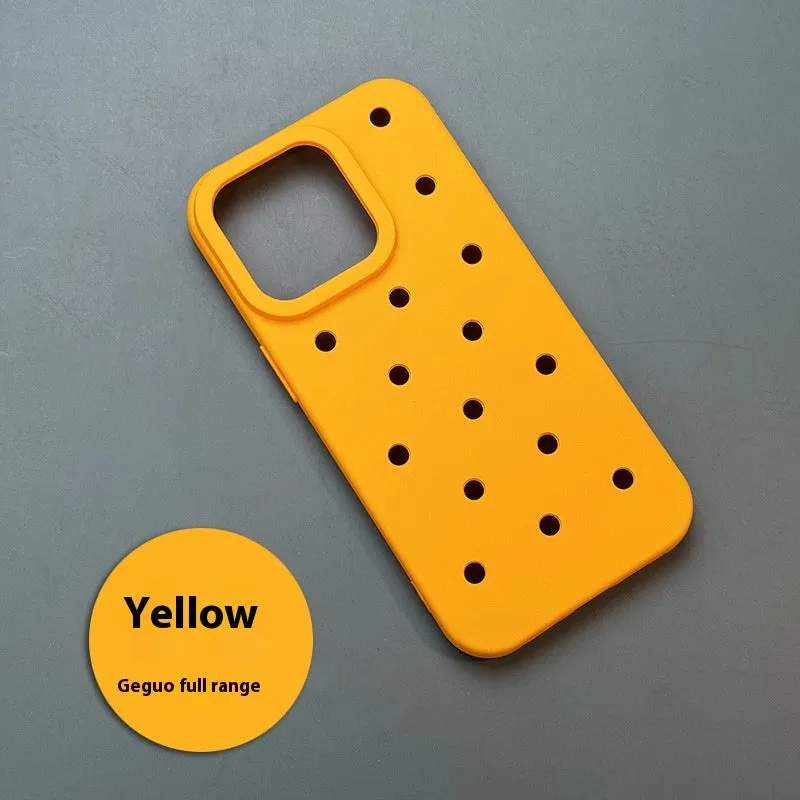 DIY heat dissipation TPU frosted phone case for iPhone 15 Pro Max in black, blue, green, yellow