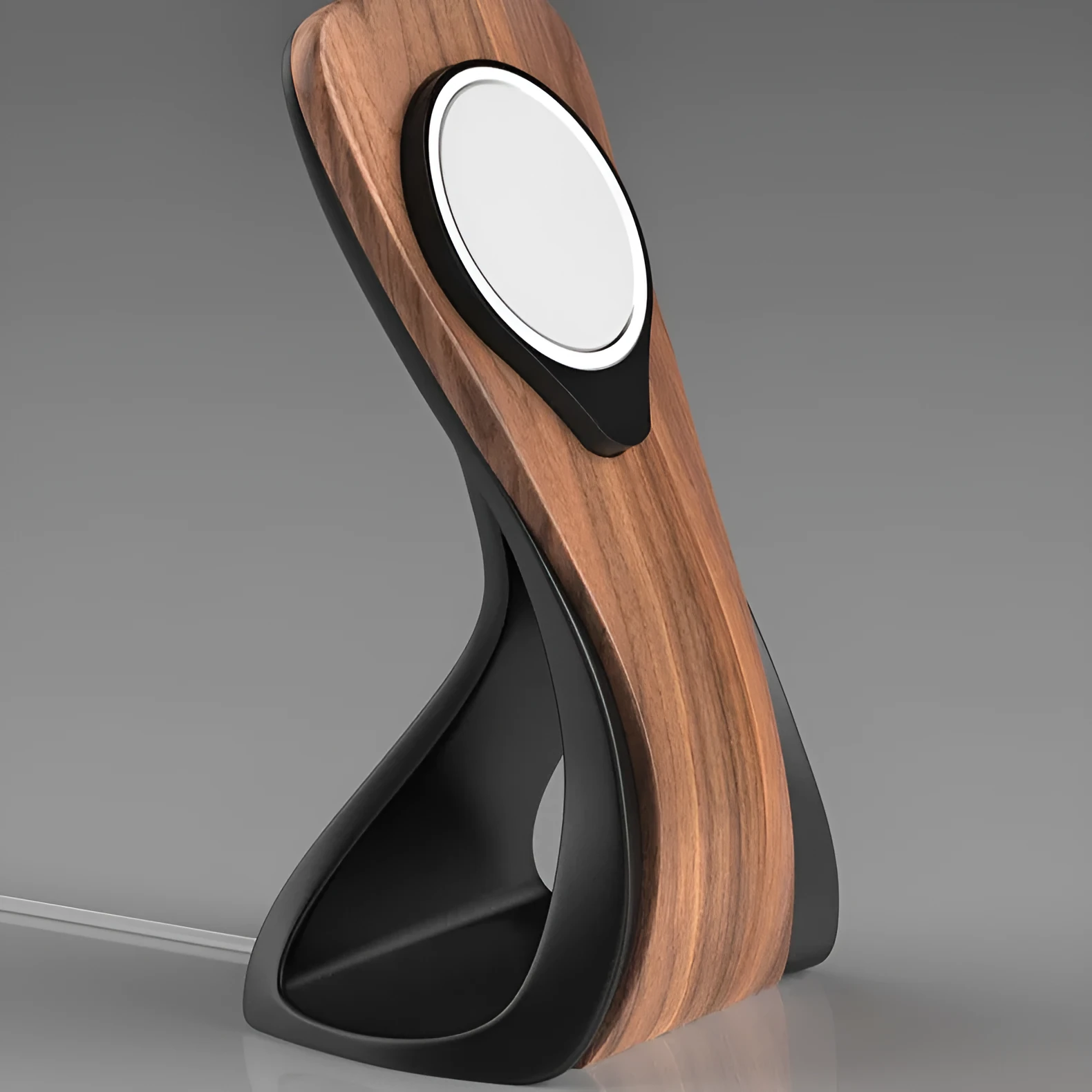 Msgsafe 17.8cm resin magnetic wireless charging phone holder for car or desk