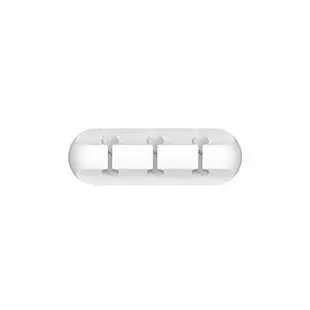 Desktop fixed charging cable storage protector plastic cord manager in black