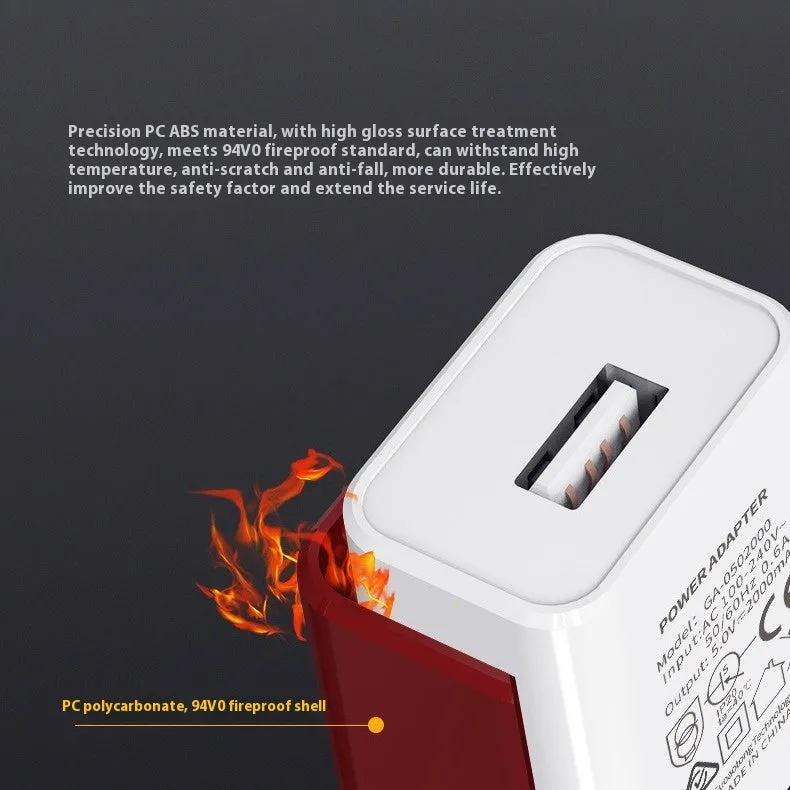 White Australian Standard USB phone charger with a single USB port and Australian plug