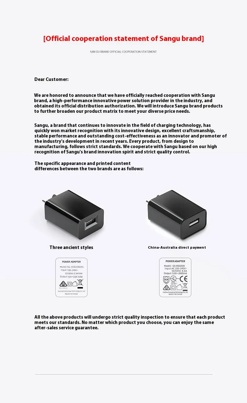 White Australian Standard USB phone charger with a single USB port and Australian plug