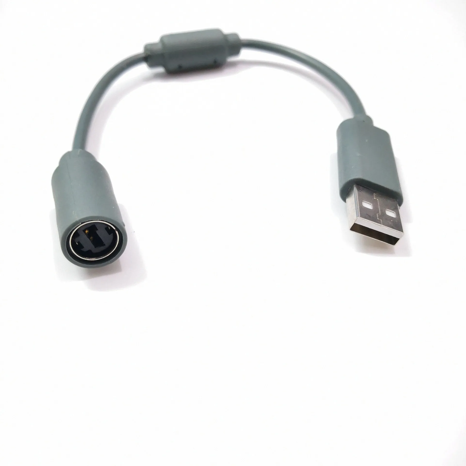Black USB conversion wire for Xbox 360 controller 23cm PVC cable