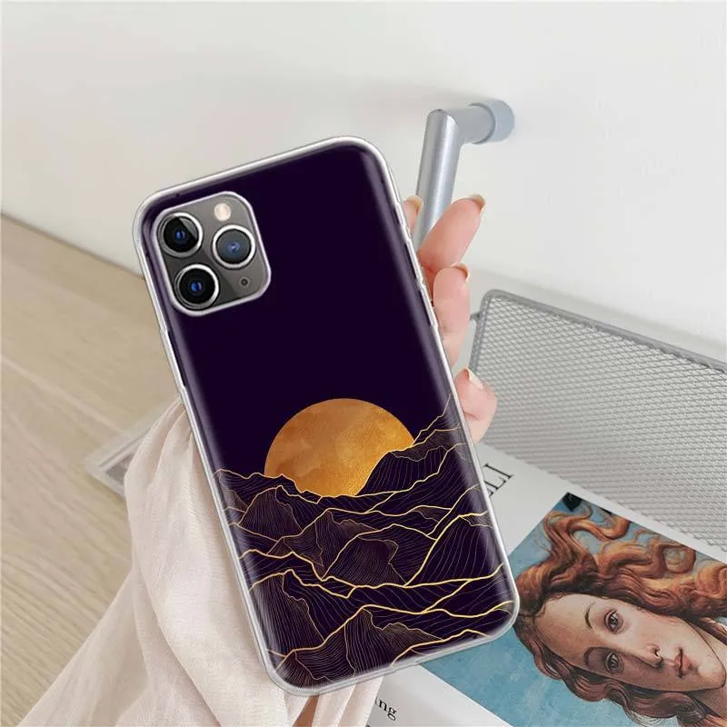 TPU phone case for iPhone 15 Pro Max with anime flower print and drop resistant protection
