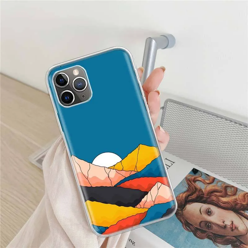 TPU phone case for iPhone 15 Pro Max with anime flower print and drop resistant protection