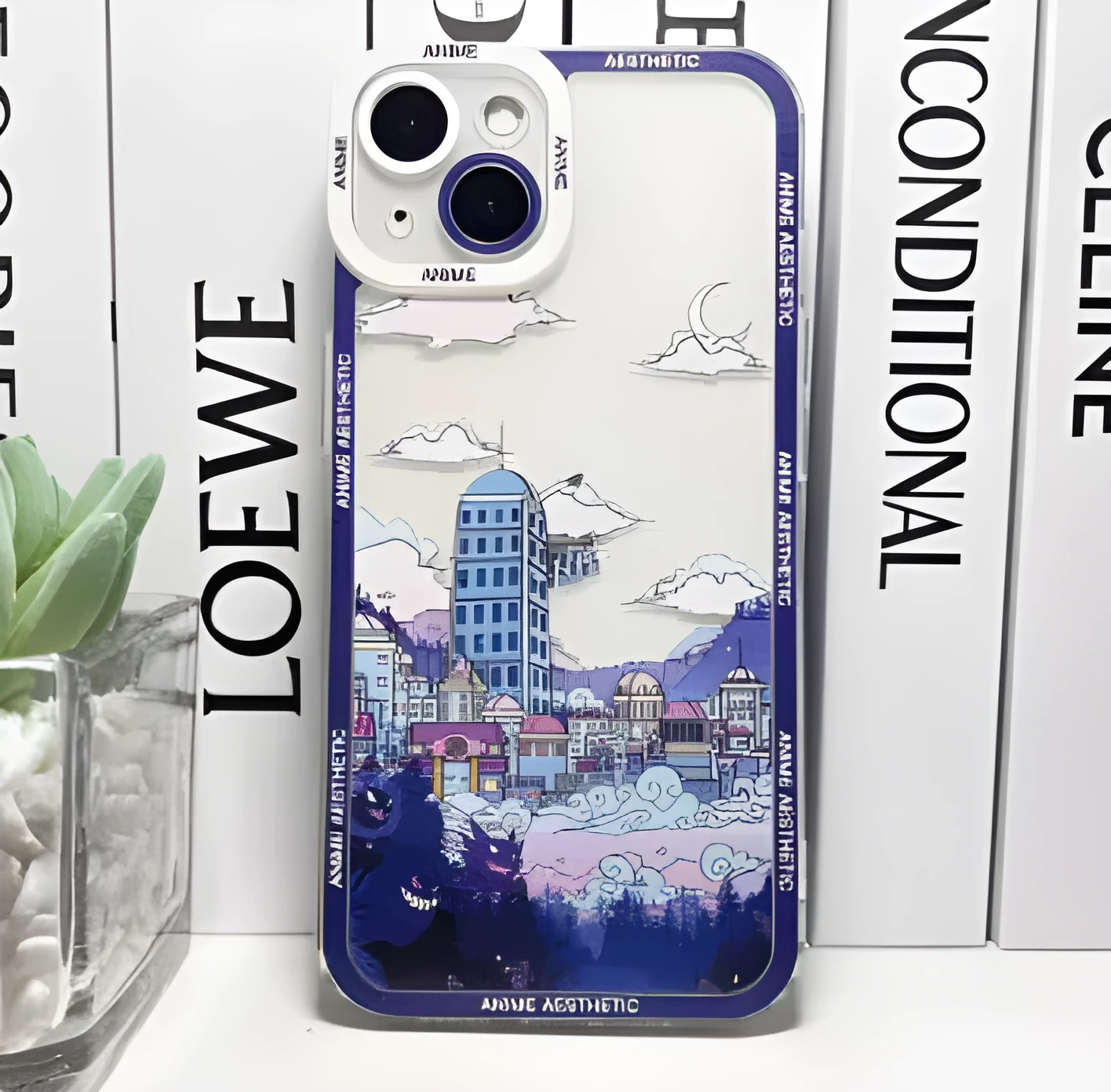 TPU anime cartoon phone case in style 01 for iPhone, anti-drop protective cover