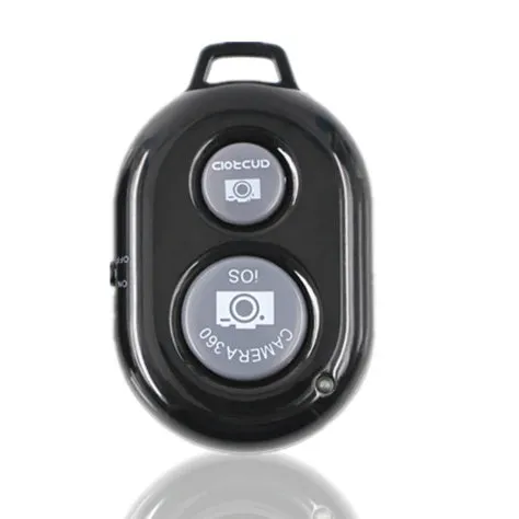 Black plastic wireless Bluetooth selfie stick with fill light and floor tripod universal phone holder