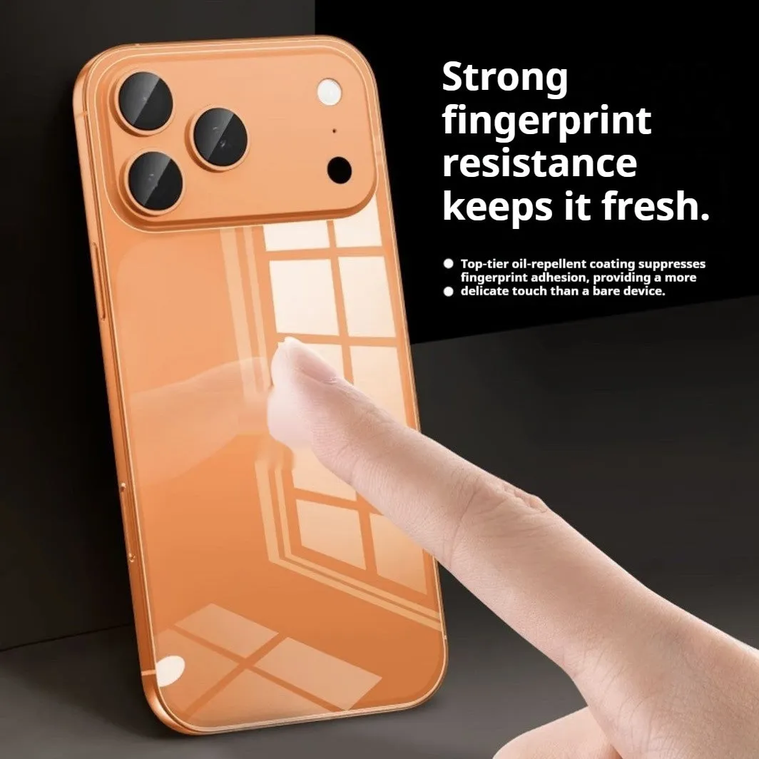 Frosted TPU protective back film for iPhone, matte finish, anti scratch, diamond invisible design